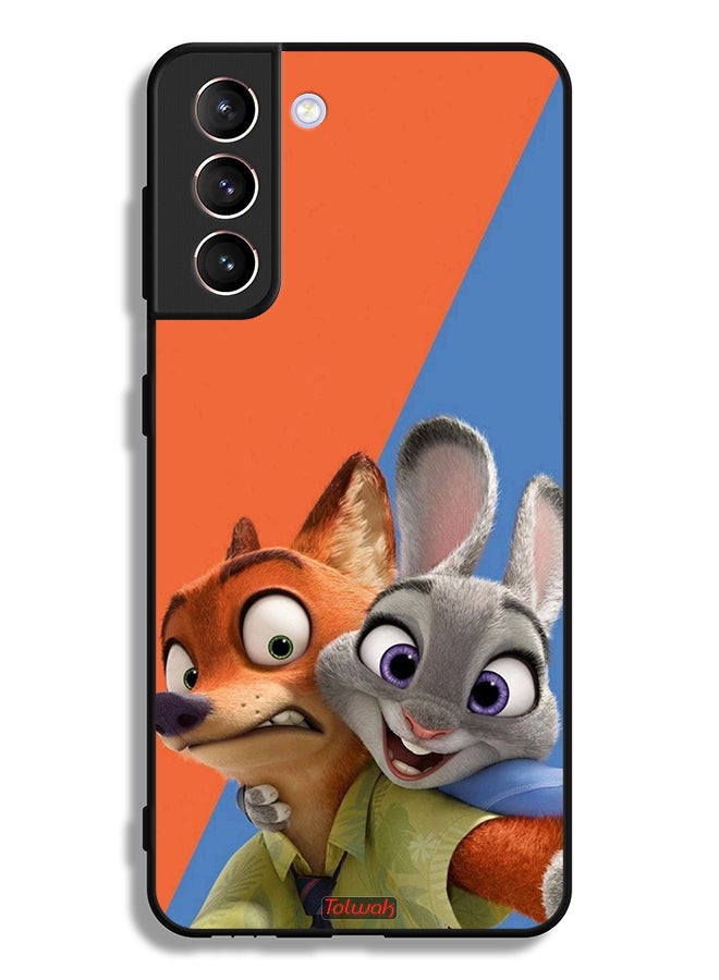 Tolwak Samsung Galaxy S21 Plus 5G Protective Case Cover Best Friends - Image 3