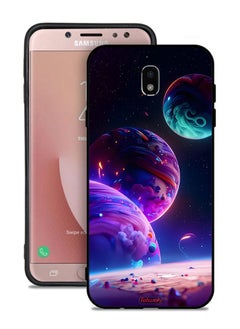 Samsung Galaxy J7 Pro Protective Case Cover Planet Pattern