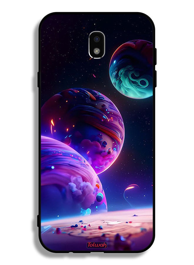 Tolwak - Samsung Galaxy J7 Pro Protective Case Cover Planet Pattern - Image 1