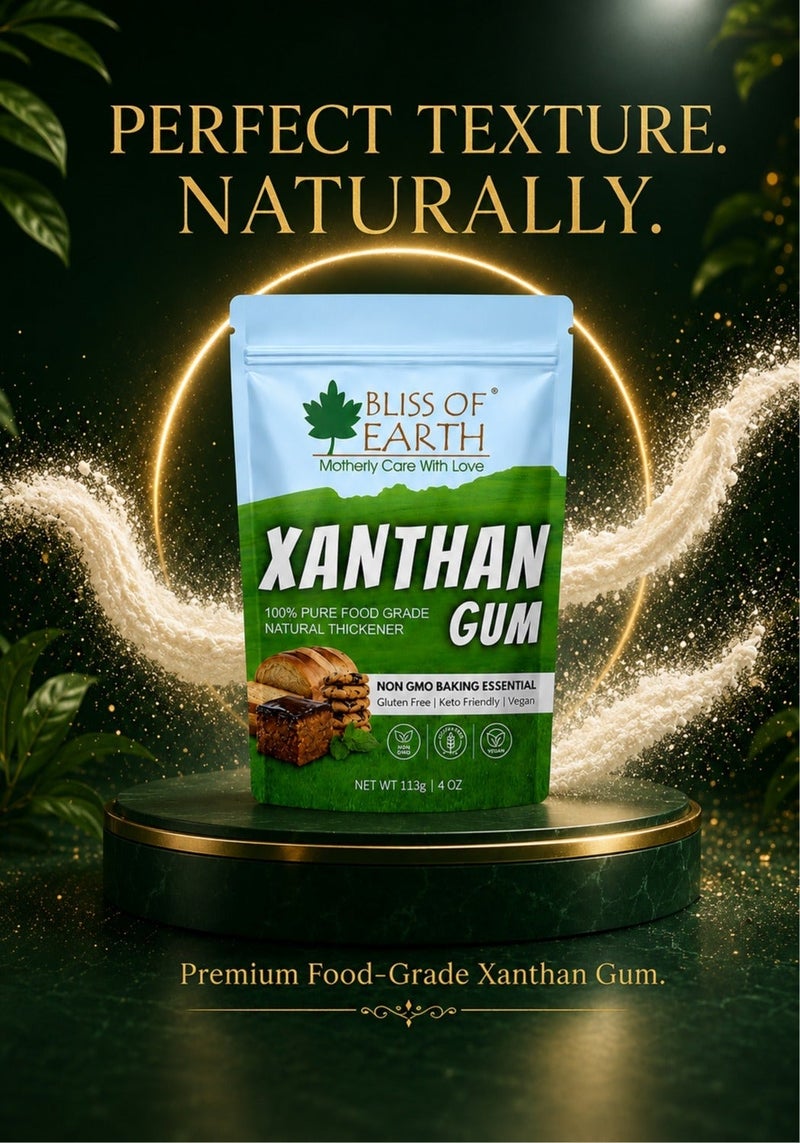 Bliss of Earth Xanthan Gum 113g | Ultra Strong Food Grade Thickener Powder | Gluten Free Baking Essential | Keto Vegan Stabilizer | Instant Sauce, Dressing, Ice Cream Texture Enhancer | High Performance Binder - Image 5