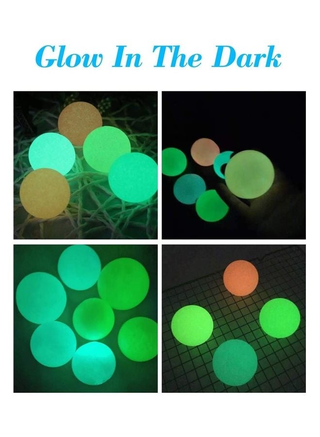 Western Mountains 4-Piece Glowing Stress Relief Sticky Balls - Image 3