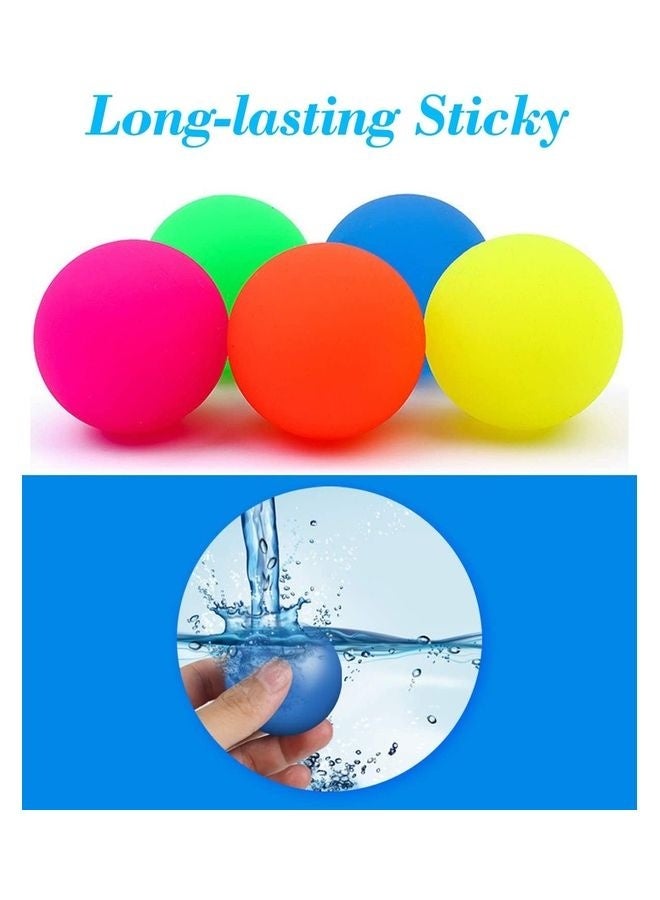 Western Mountains 4-Piece Glowing Stress Relief Sticky Balls - Image 5