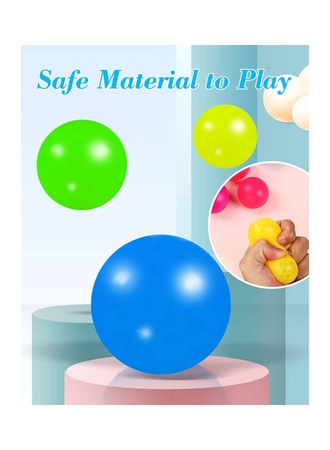 Western Mountains 4-Piece Glowing Stress Relief Sticky Balls - Image 4