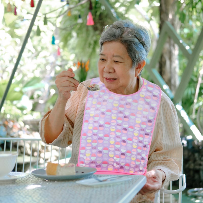 Adult Bibs: Washable Clothing Protector with Reusable Feeding Bib for Adult Senior Elderly Disable - Image 5
