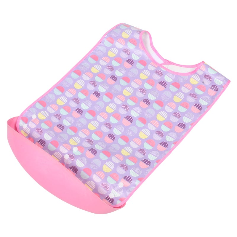 Adult Bibs: Washable Clothing Protector with Reusable Feeding Bib for Adult Senior Elderly Disable - Image 4