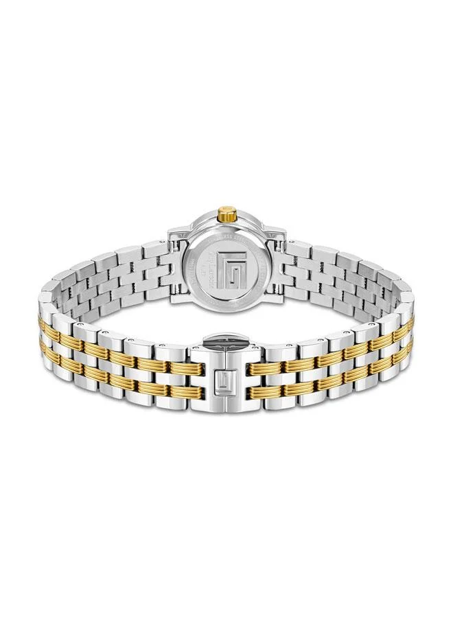 غاي لاروش Alex 22mm Women's Swiss Watch with White Mother-of-pearl Dial & Stainless Steel Bracelet