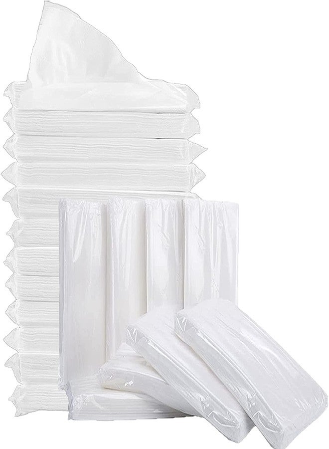 75 Pcs Face Tissue Disposable Dry Wipes Face Cleansing Tissue Beauty Towel Super Soft Makeup Remover Non-Woven Multipurpose Napkins 8”x8” - Image 1