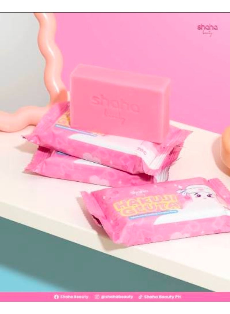 Shaha beauty HAKUJI GLUTA Advanced Bleaching Complex soap 3soaps 210g(3soapsx70g) - Image 1