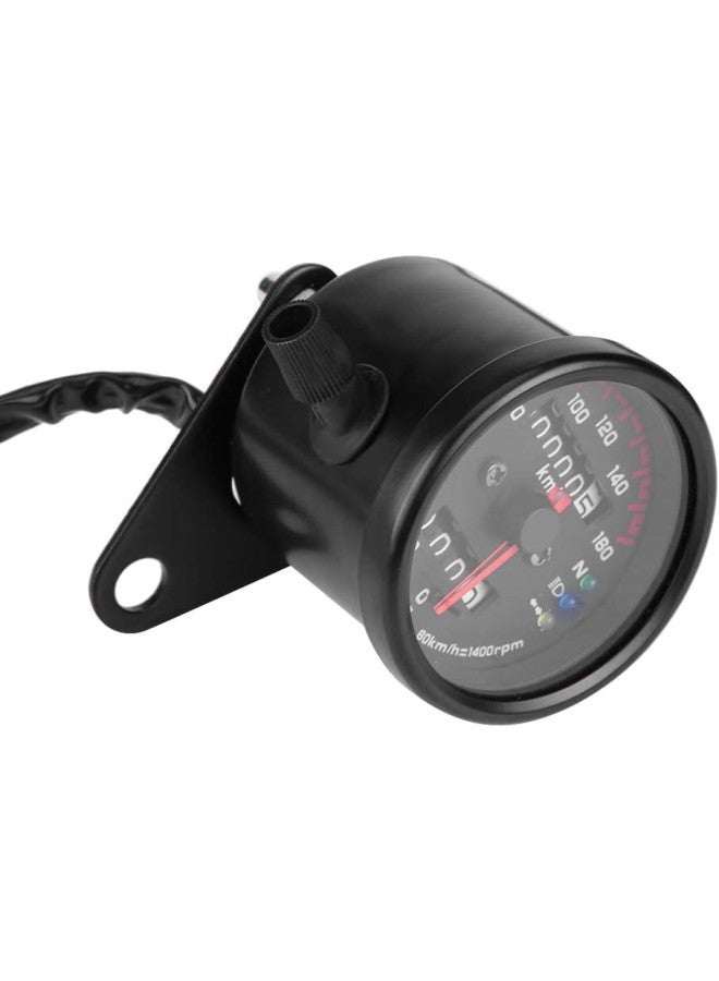 klarako Motorcycle Odometer ,Motorcycle Speedometer Gauge Signal Dual Digital Display KM/H Without Kege(Kege Black) - Image 1