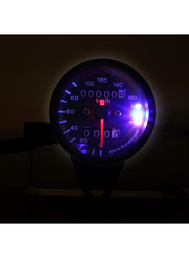 klarako Motorcycle Odometer ,Motorcycle Speedometer Gauge Signal Dual Digital Display KM/H Without Kege(Kege Black) - Image 3