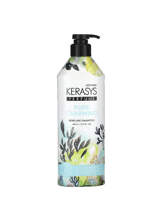 Kerasys - Kerasys, Pure Charming Perfume Shampoo, 20.3 fl oz (600 ml) - Image 1