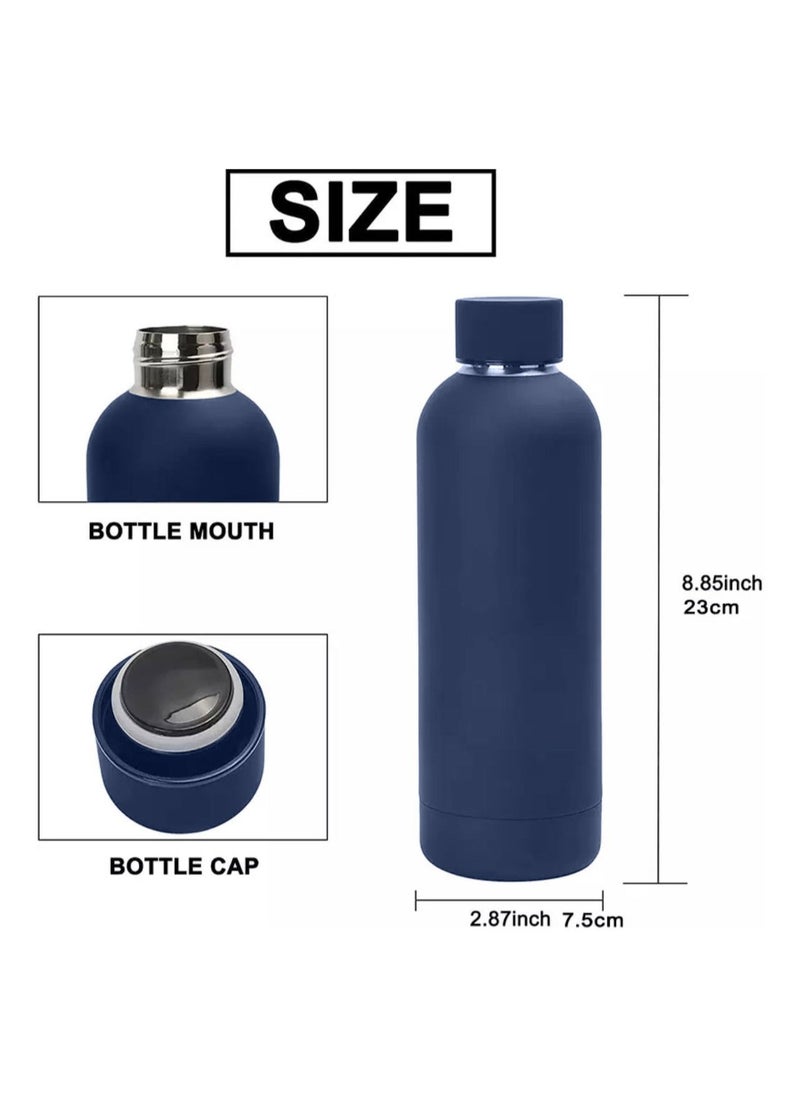 ماركة غير محددة - مطارة ماء ستيل لون كحلي 500ml - Image 1