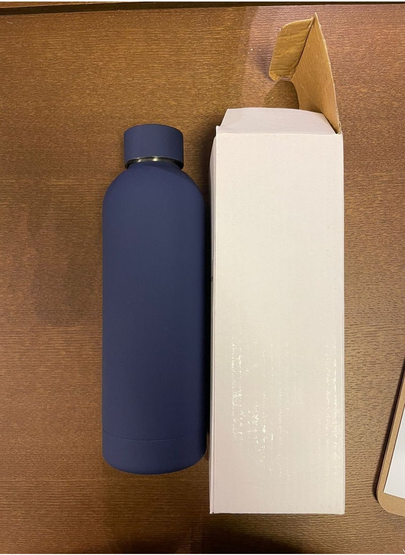 ماركة غير محددة - مطارة ماء ستيل لون كحلي 500ml - Image 1