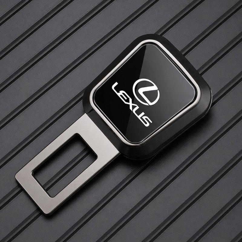 LEXUS Car Seat Belt Extender Clip Buckle, Universal Safety Seatbelt Extension Lock, Metal Zinc Alloy Seat Belt Buckle Extension, Car Seat Belt Clip for Comfort Driving, Anti Scratch Durable Seat Belt Adjuster - Image 2