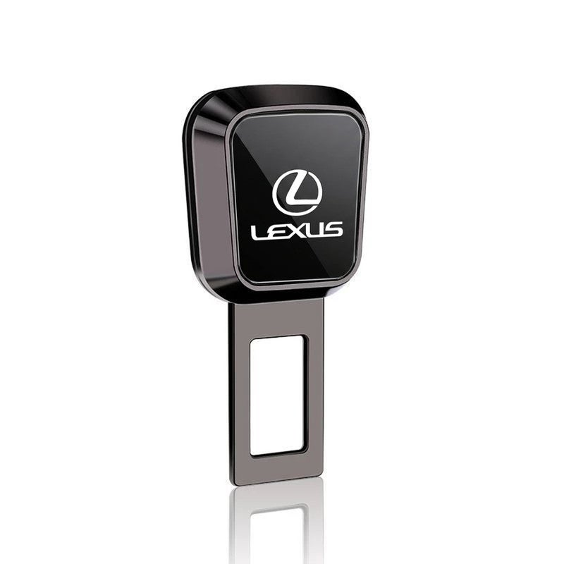 LEXUS Car Seat Belt Extender Clip Buckle, Universal Safety Seatbelt Extension Lock, Metal Zinc Alloy Seat Belt Buckle Extension, Car Seat Belt Clip for Comfort Driving, Anti Scratch Durable Seat Belt Adjuster - Image 1