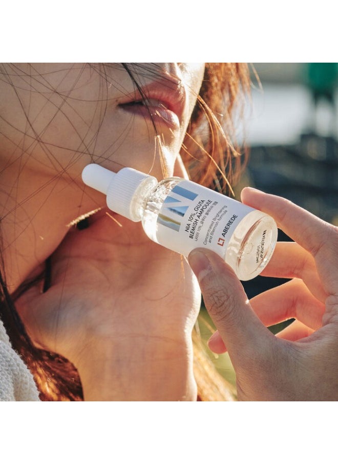 ABEREDE Gluta Blemish Ampoule Best for Brightening Dry Skin 24Hr Moisturizing Made in Korea