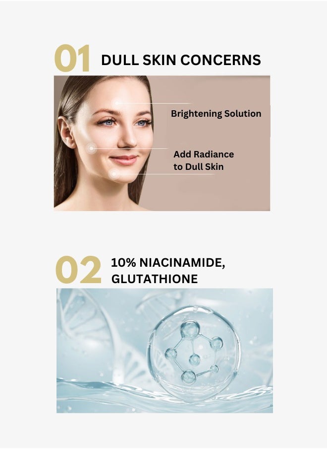 ABEREDE Gluta Blemish Ampoule Best for Brightening Dry Skin 24Hr Moisturizing Made in Korea