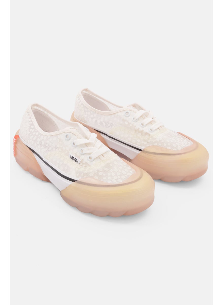 VANS Kids Boy Dots Authentic Mesh DX Modular Outdoor Shoes, Off White  - Image 1