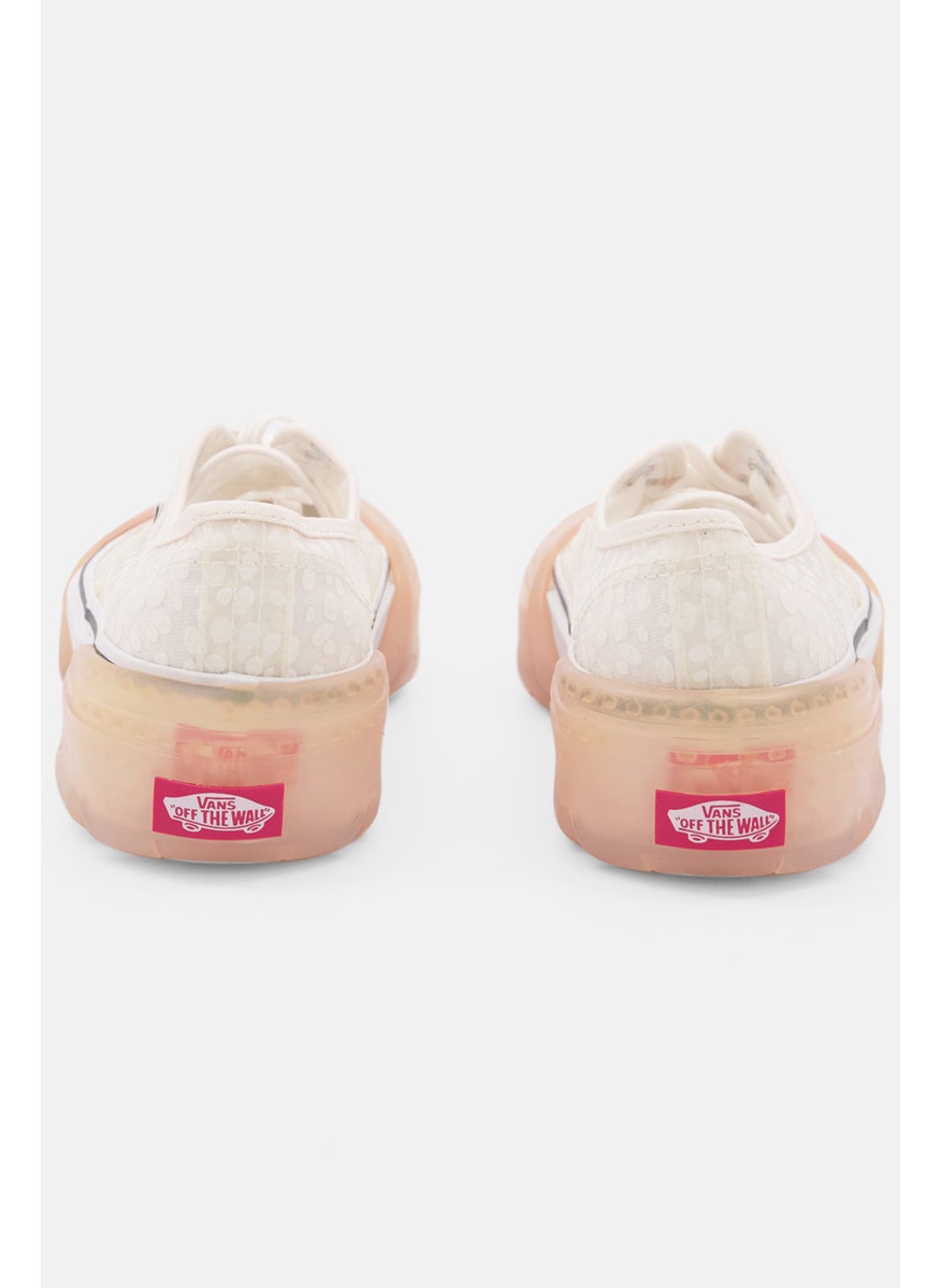 VANS Kids Boy Dots Authentic Mesh DX Modular Outdoor Shoes, Off White  - Image 2