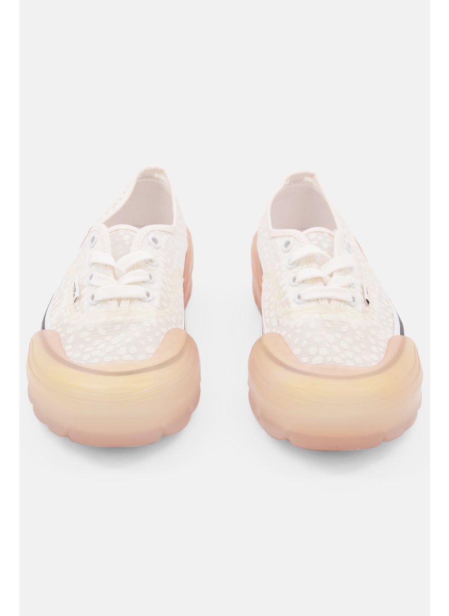 VANS Kids Boy Dots Authentic Mesh DX Modular Outdoor Shoes, Off White  - Image 3
