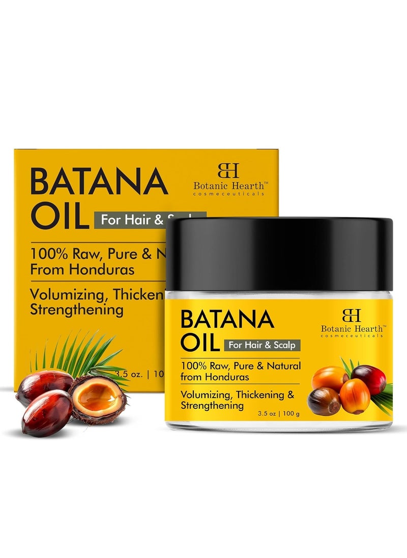 Botanic Hearth Botanic Hearth Batana Oil - Butter 100 ml - Deeply Nourishing & Revitalizing Hair & Skin Care  - Image 1