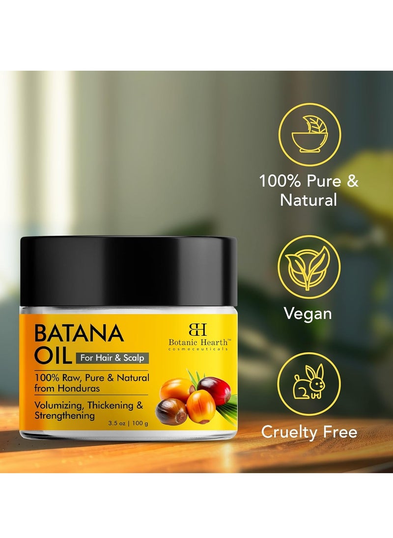Botanic Hearth Botanic Hearth Batana Oil - Butter 100 ml - Deeply Nourishing & Revitalizing Hair & Skin Care  - Image 5