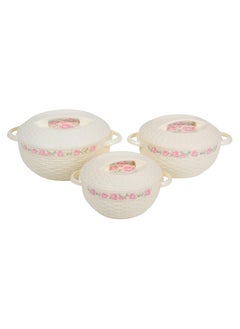NAYASA Ambrosia Super Plast Inner Stainless Steel Insulated Casserole 3pcs Set Assorted Colors (5.0L,7.5L,10L)  - Image 4