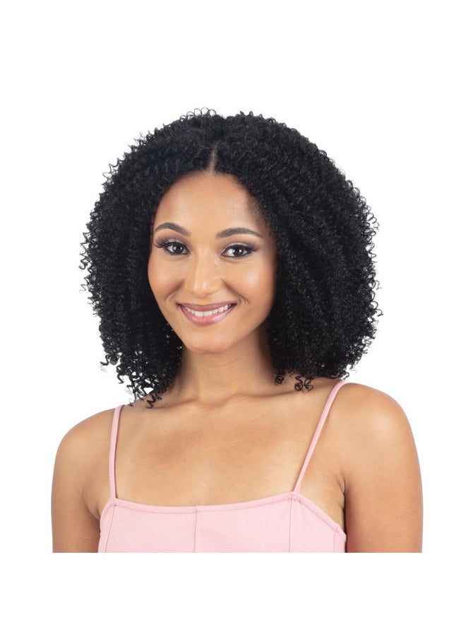 FREE TRESS FREE TRESS Milky Way Organique Wig U-Part Bohemian Curl (1B)  - Image 1