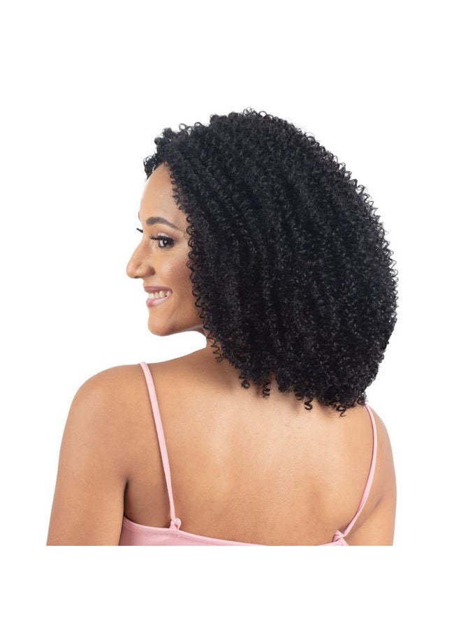 FREE TRESS FREE TRESS Milky Way Organique Wig U-Part Bohemian Curl (1B)  - Image 2