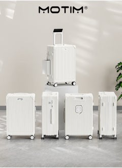 2pcs Boarding Carry-on Luggage Sets Travel Luggage Carry-On Luggage with Spinner Wheels Aluminum Framed Carry On Suitcase with USB and Type-C Port & Cup Holder & Phone Holder ＆ Side Hidden Hook Large Checked-in Luggage - pzsku/ZAF32D5A3C0974D8E9254Z/45/_/1732354844/a38b1f50-e662-4a3c-8945-5eabc86241d4