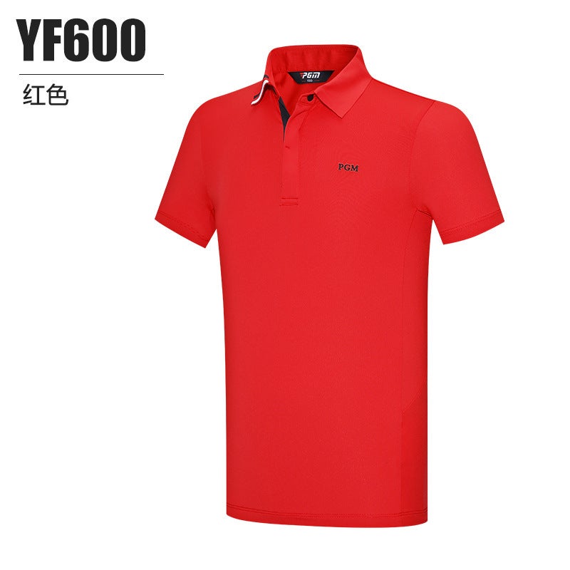 Pgm Children'S Golf Clothing Boys Summer Sports Short-Sleeved T-Shirt Teenagers Moisture Absorption Quick-Drying Breathable Clothes - Image 1