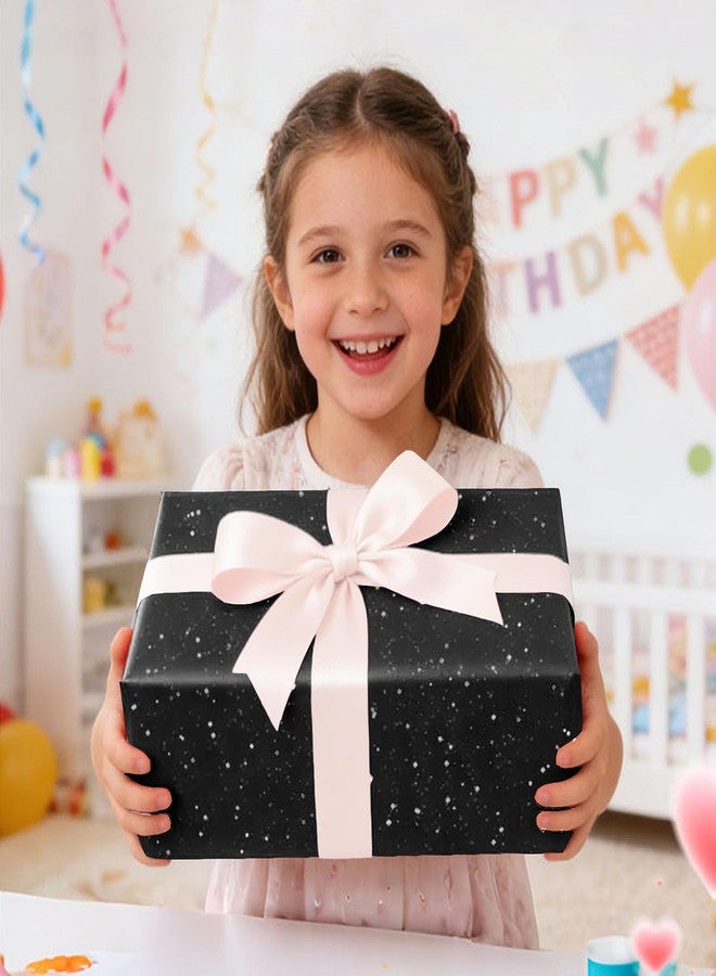 Hlonon Black Glitter Tissue Paper for Gift Bags 20x20 Inch - 30 Sheets Recyclable Wrapping Tissue Paper Bulk for DIY Crafts Birthday Baby Shower Festival Holidays Decorative - Image 5