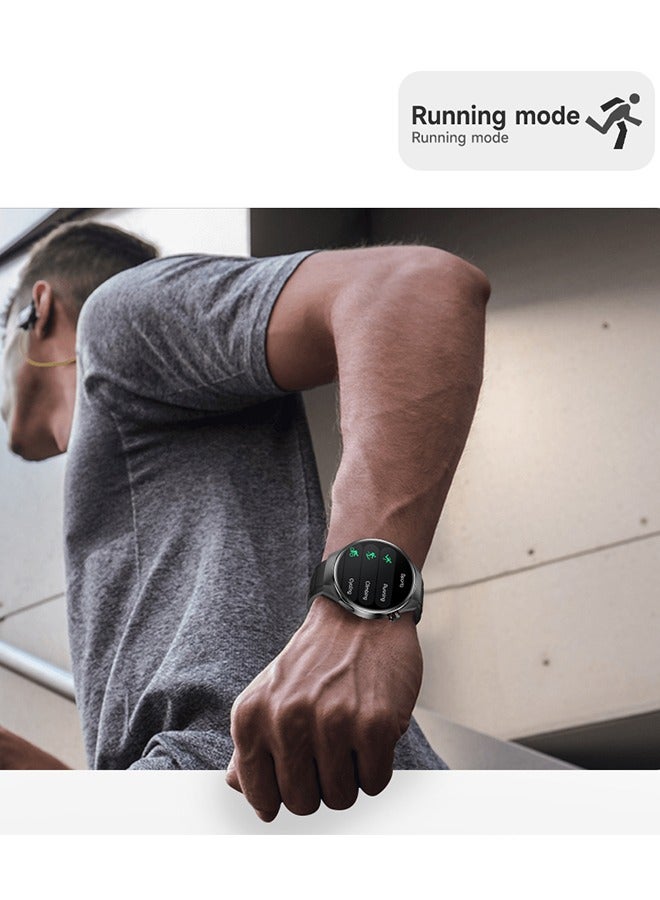 RollsTimi  Men's Bluetooth Smartwatch, 1.75-Inch Full-Screen Touch, Bluetooth To Answer/Make Calls, Exercise And Sleep Monitoring, Message Notification Display, Universal Smart Bracelet For Android And IOS Systems, G5 Plus - Image 5