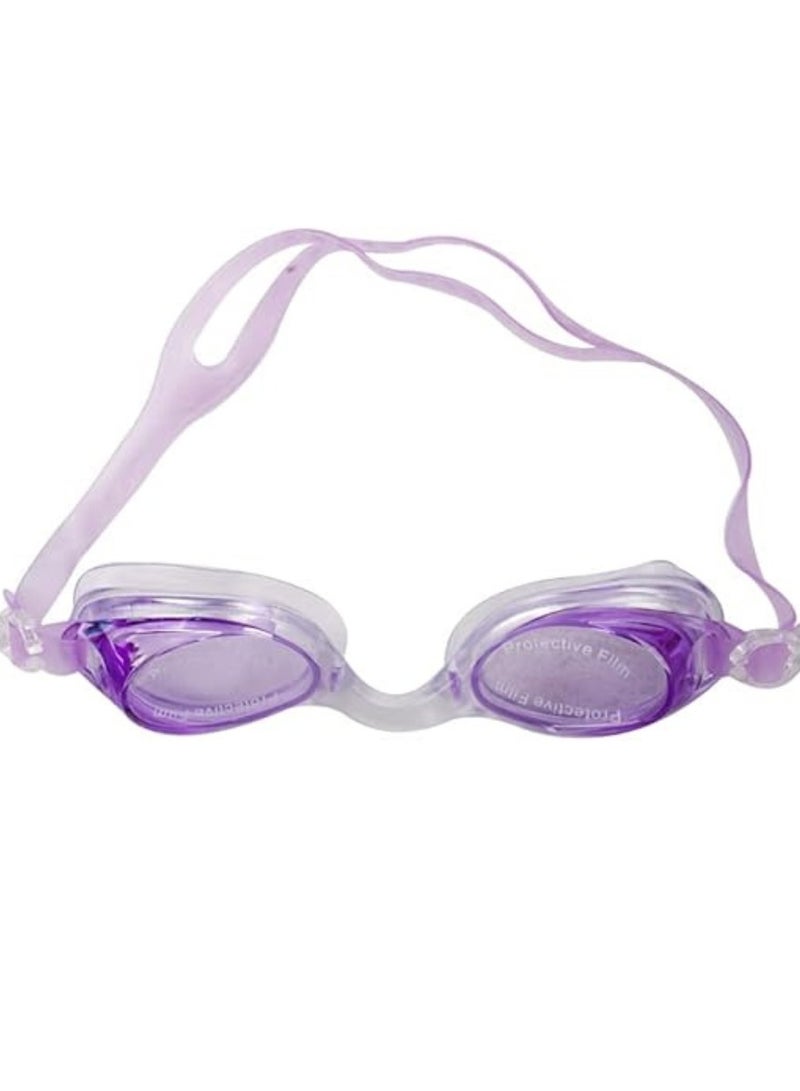 نظارة سباحة سيليكون مدودة سدادات انف متعدد الالوان قطعه واحده - Image 3