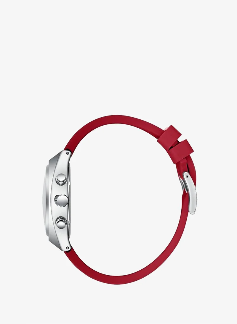 Lee Cooper red Men's Silicone MULTIFUNCTION Watch LC08388.398 - 41 mm for Men | Best Price UAE