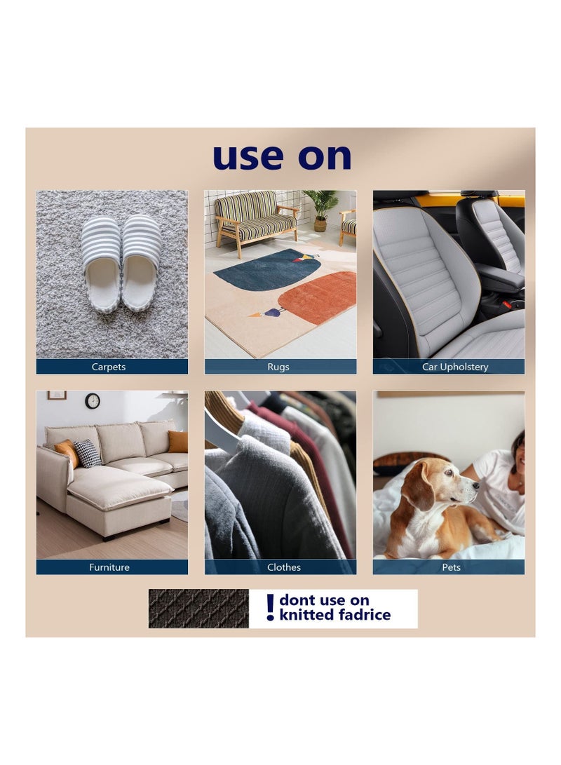 KASTWAVE 2 Pack Portable Lint Remover Clothes Fuzz Shaver Reusable Double Sided Travel Brush for Removing Pet Hair Dust in and Furniture - Image 3