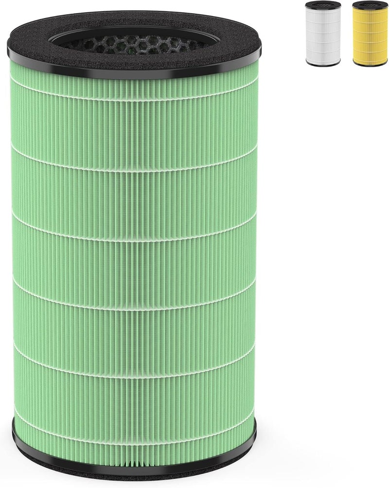 DAJDAH [للرطوبة] مرشح بديل AP-T30 متوافق مع جهاز تنقية الهواء Homedics، مرشح بديل AP-T30FL لجهاز تنقية الهواء Homedics Total Clean 5 في 1 AP-T30 AP-T30WT AP-PET35 وAP-PET35-WT - Image 1