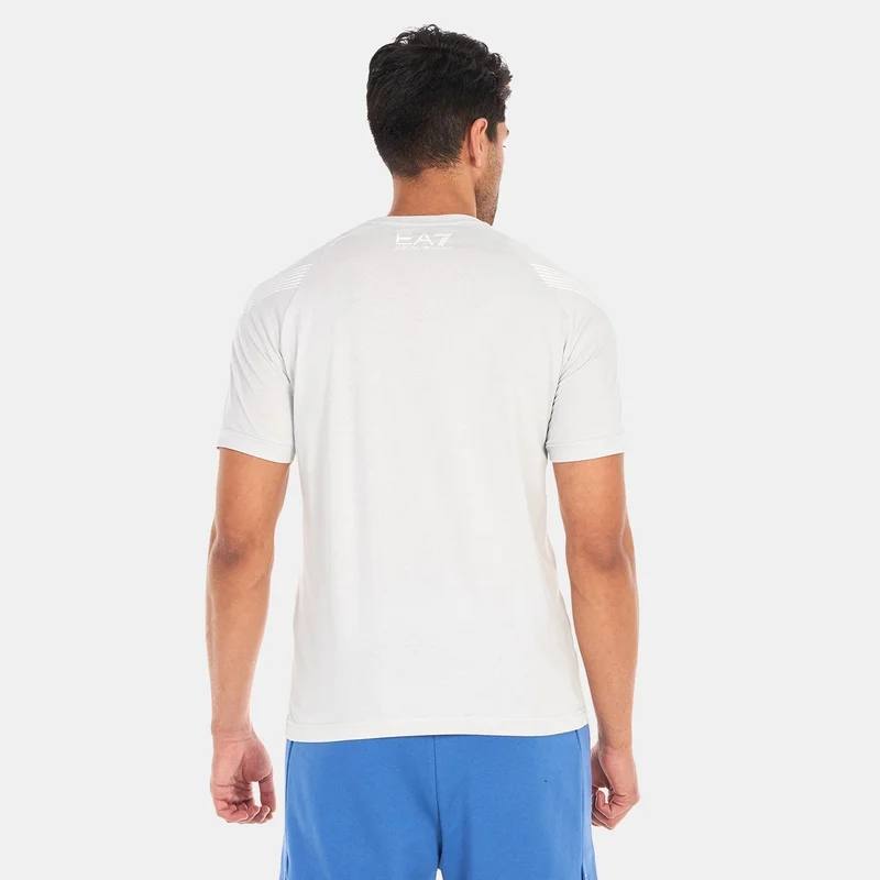 EA7 Emporio Armani Men's Small Logo 7 Lines T-Shirt