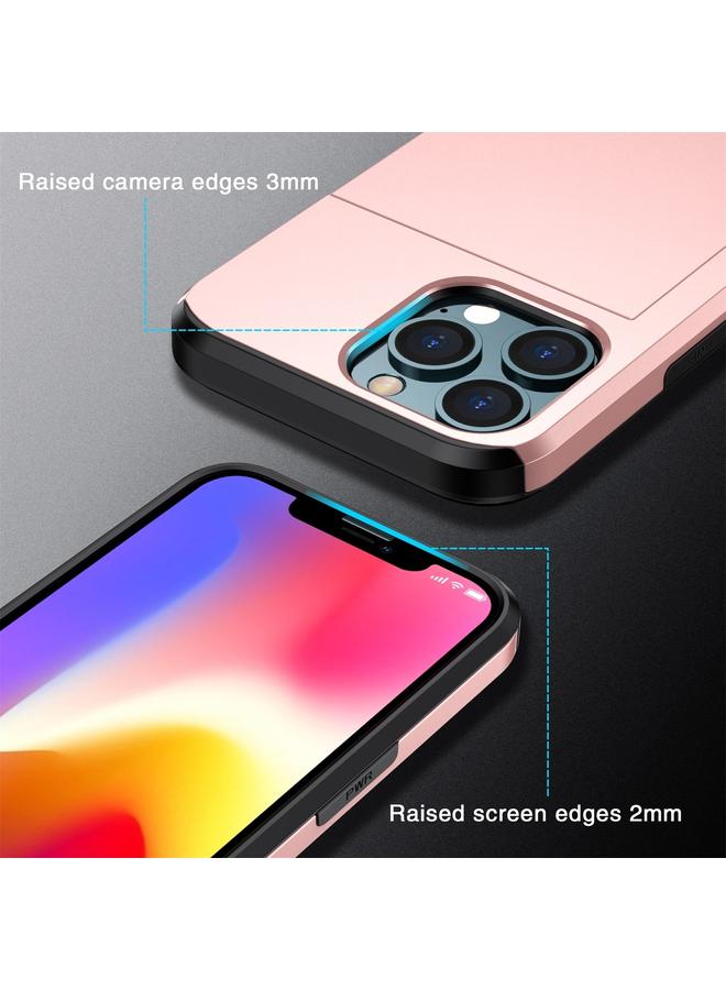 S-TOP Case For iPhone 15 Pro Max Shockproof Armor Phone Case with Slide Card Slot - Image 5