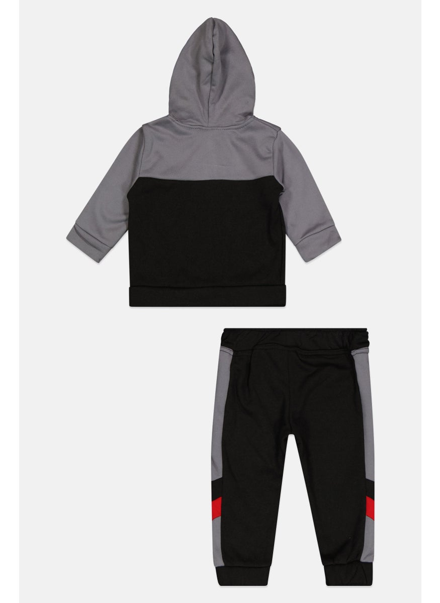 Body Glove Toddlers Boy 2 Pieces Hooded Long Sleeves Sweatshirt And Sweatpants Set, Black  - Image 2
