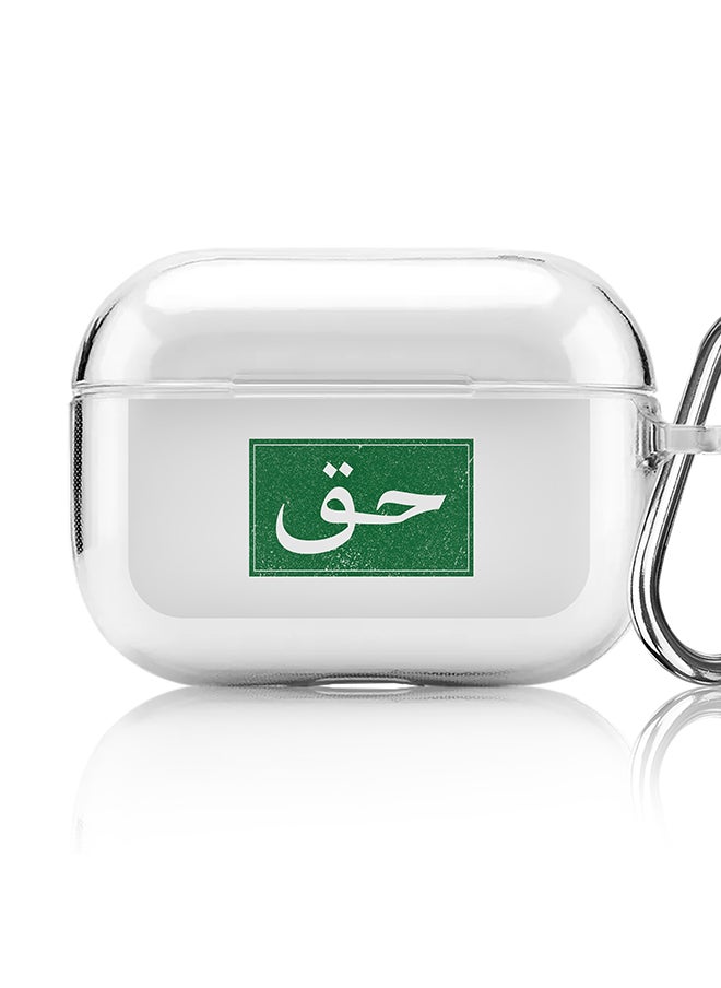 Stylizedd Classic Clear printed Case for Apple AirPods Pro 2nd Generation Thin Transparent Cover [Designed for Apple AirPods Pro 2nd Generation] - Haq  - Image 1
