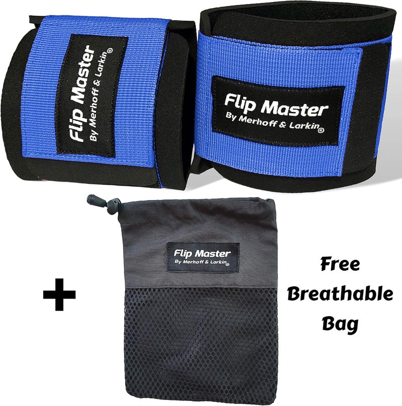 Merhoff Larkin Flip Master Ankle Straps Tumbling Trainer | Gymnastics & Cheerleading Equipment For Back Flip/Tuck & Handspring Form | Adjustable Band for Girls, Boys & Adults | For Cheer, Dance & Gymnastic Practice - Image 2