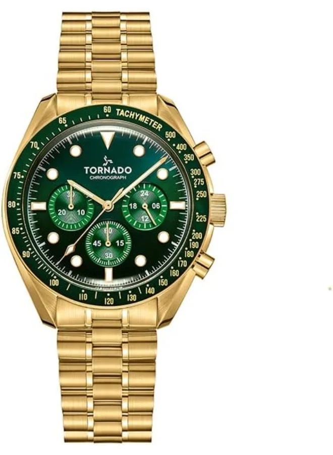 تورنيدو Tornado Cosmic Chrono Men's Miyota JS20 Movement Watch