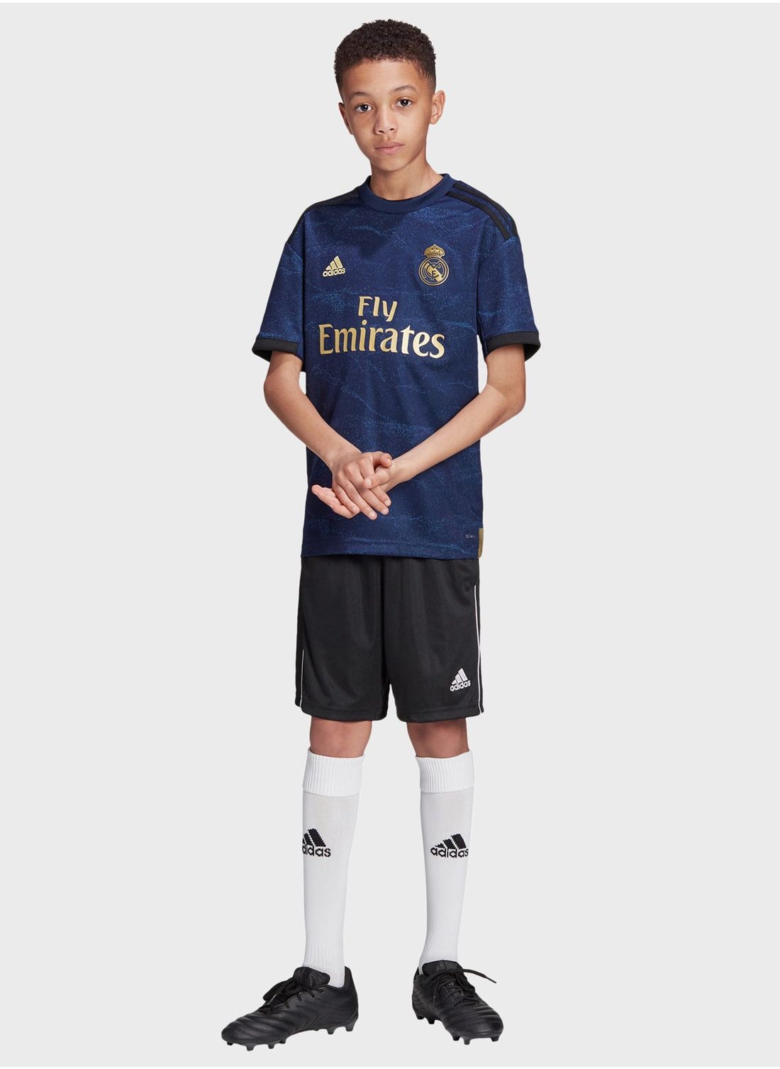 Buy adidas Blue Youth Real Madrid 19/20 Away Jersey for Boys in Bahrain