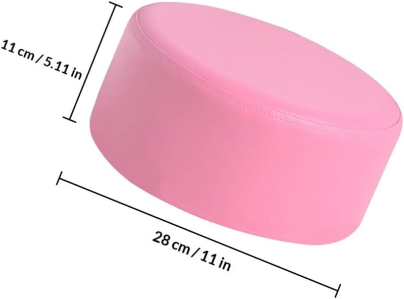 ’s Non-Slip Round Footstool, Portable Pink Stool 28x28x13cm, Lightweight Step Stool for Bathroom and Bedroom Use - Image 2