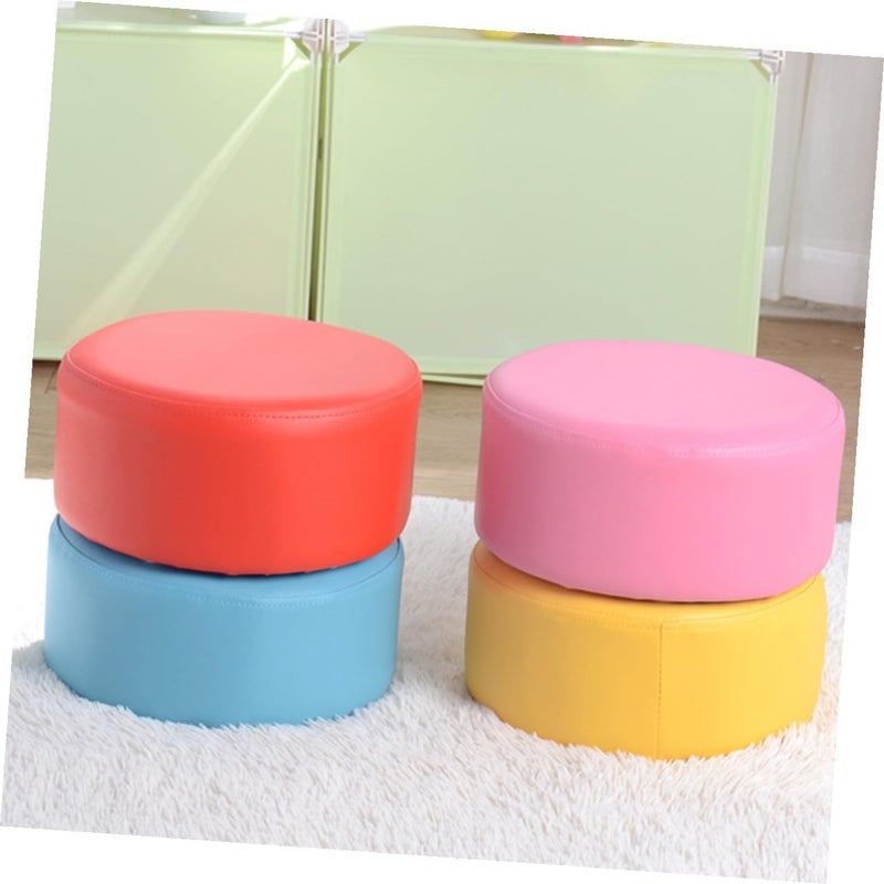’s Non-Slip Round Footstool, Portable Pink Stool 28x28x13cm, Lightweight Step Stool for Bathroom and Bedroom Use - Image 5