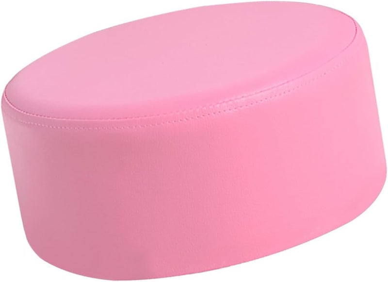 ’s Non-Slip Round Footstool, Portable Pink Stool 28x28x13cm, Lightweight Step Stool for Bathroom and Bedroom Use - Image 1