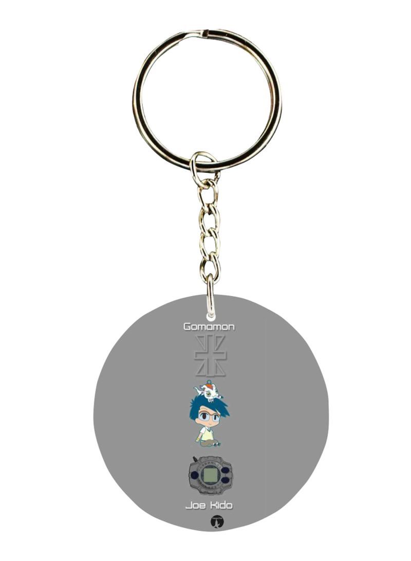 Anime Digimon Printed Keychain