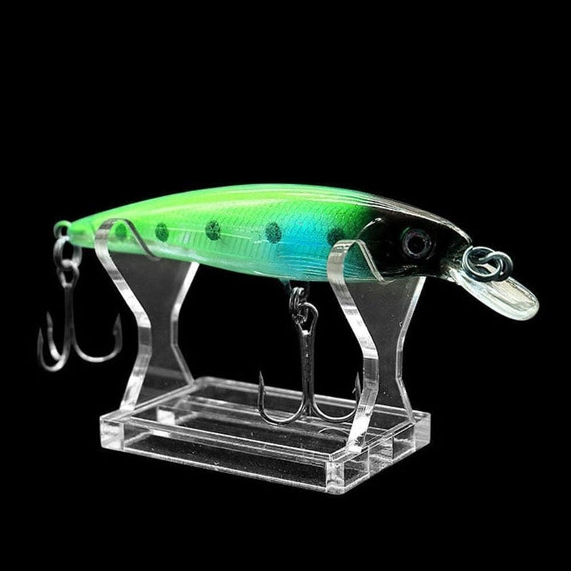 Txuolin Clear Fishing Lure Display Stands, Acrylic Larger Fishing Lures Easels, for Baits Lure Display,Fishing Lures Storage Decoration for Fishing Store Baits Accessories - Image 2