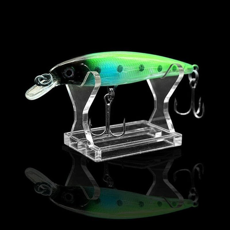 Txuolin Clear Fishing Lure Display Stands, Acrylic Larger Fishing Lures Easels, for Baits Lure Display,Fishing Lures Storage Decoration for Fishing Store Baits Accessories - Image 5